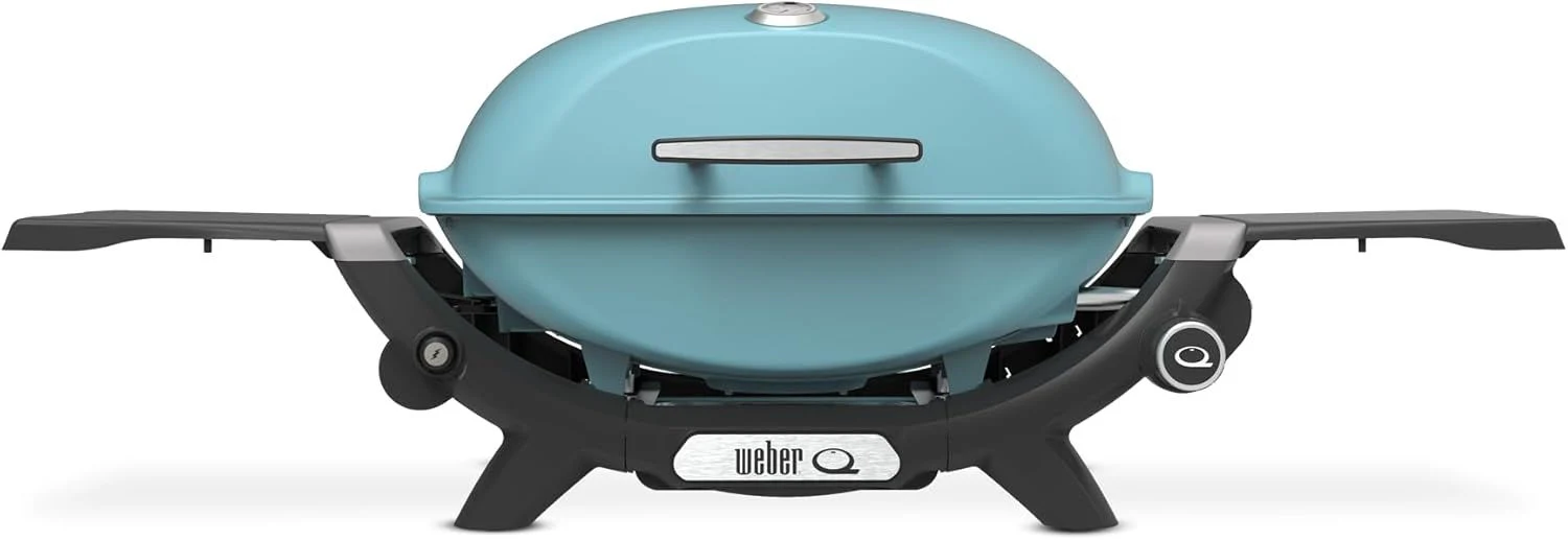 Weber Q2200N Premium Gas BBQ - 3rd Gen LPG in Sky Blue