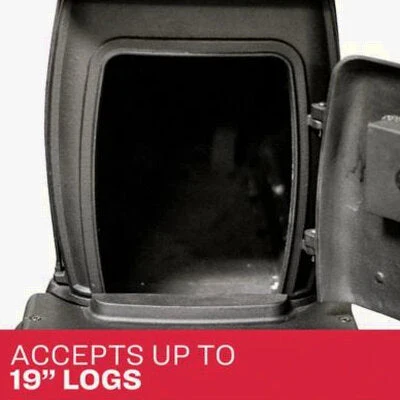 Logwood Cast Iron Wood Stove, 900 Sq. Ft., EPA Exempt - 1269E - Image 8
