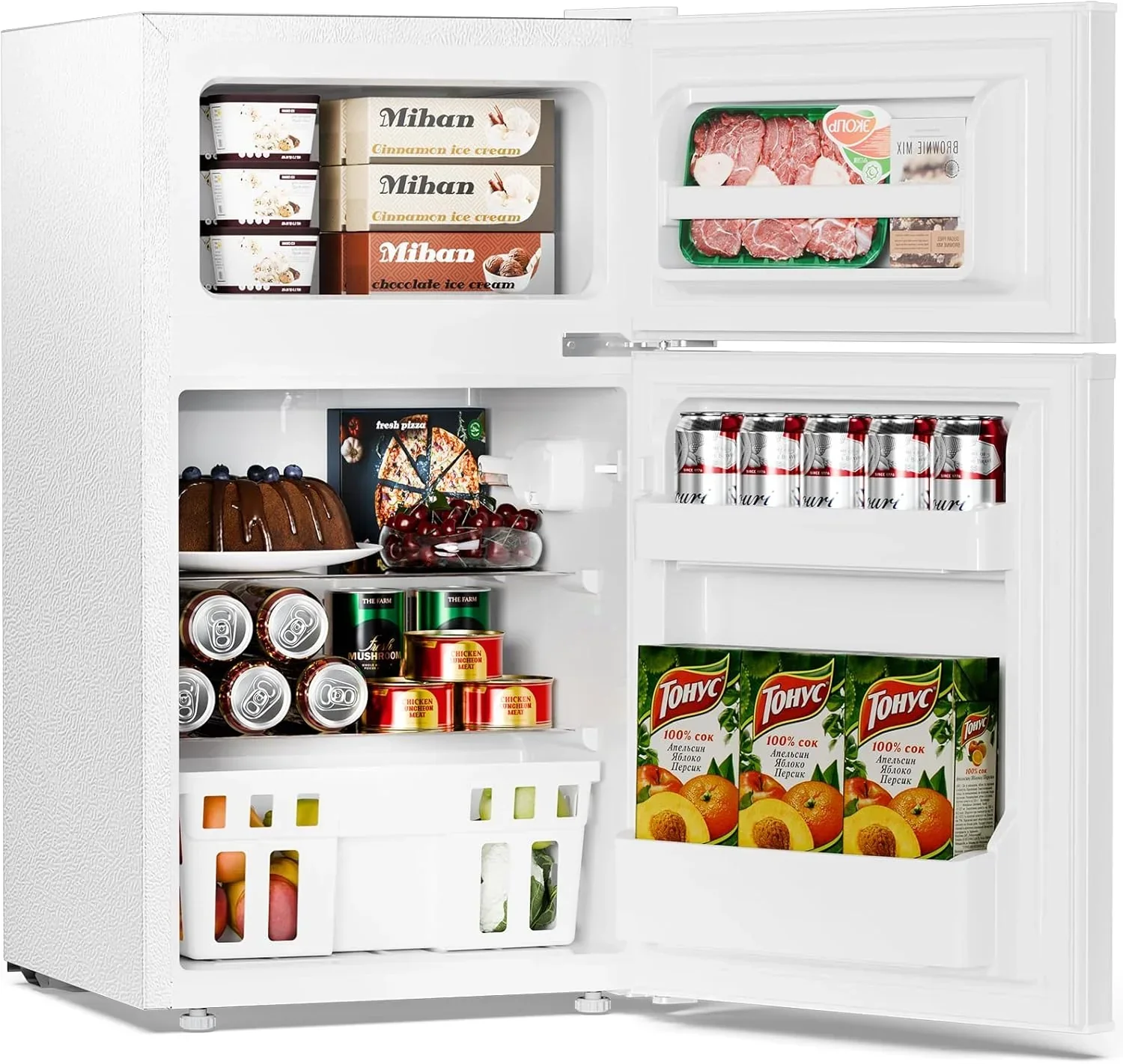 Antarctic Star Compact Mini Refrigerator 3.2 cu ft, Green - F90GR - Image 14