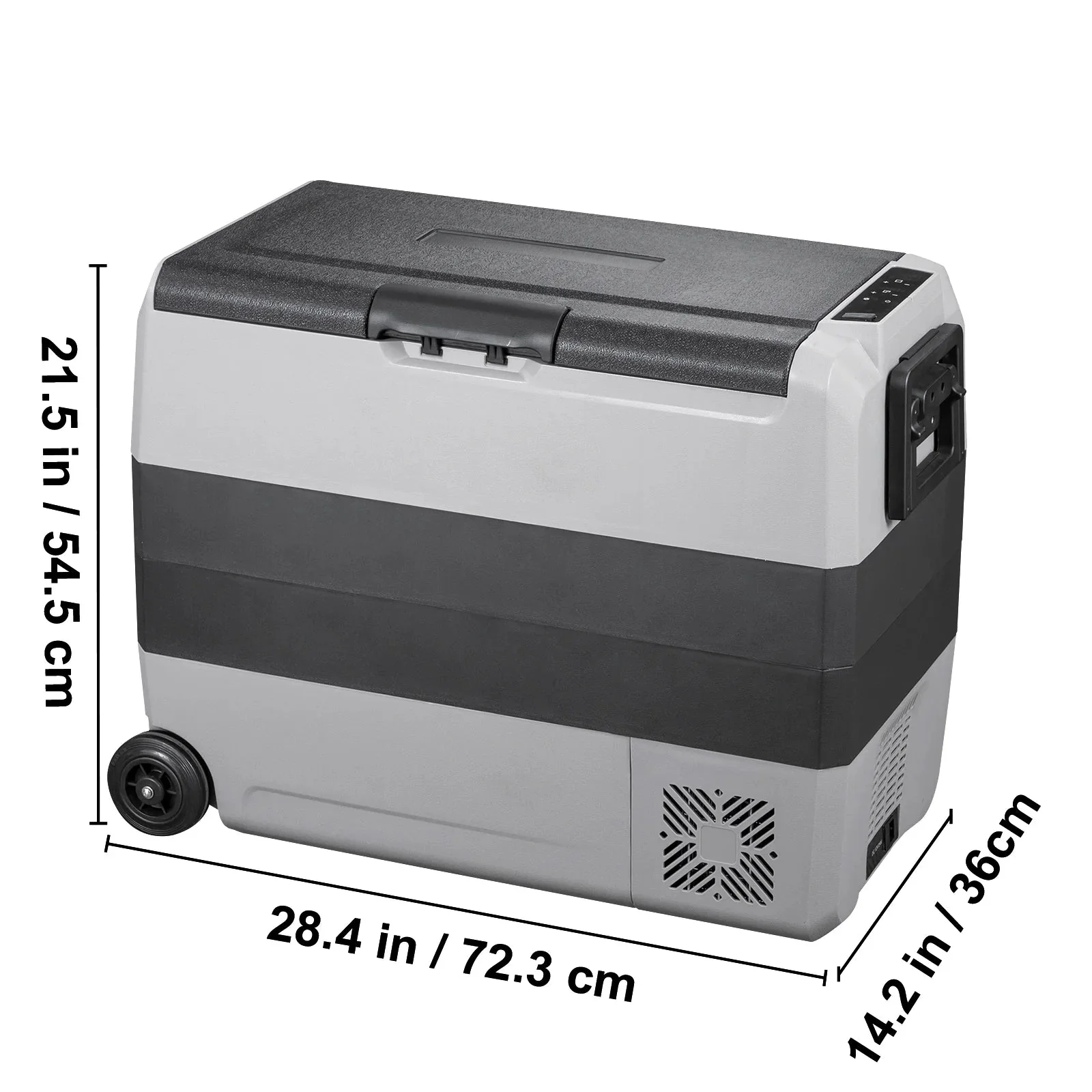 VEVOR Dual-Zone Car Refrigerator Freezer, 48QT - T45K - Image 17