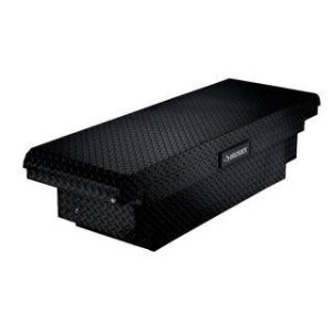 61.86 Matte Black Aluminum Low Profile Truck Tool Box for Mid-Size Trucks