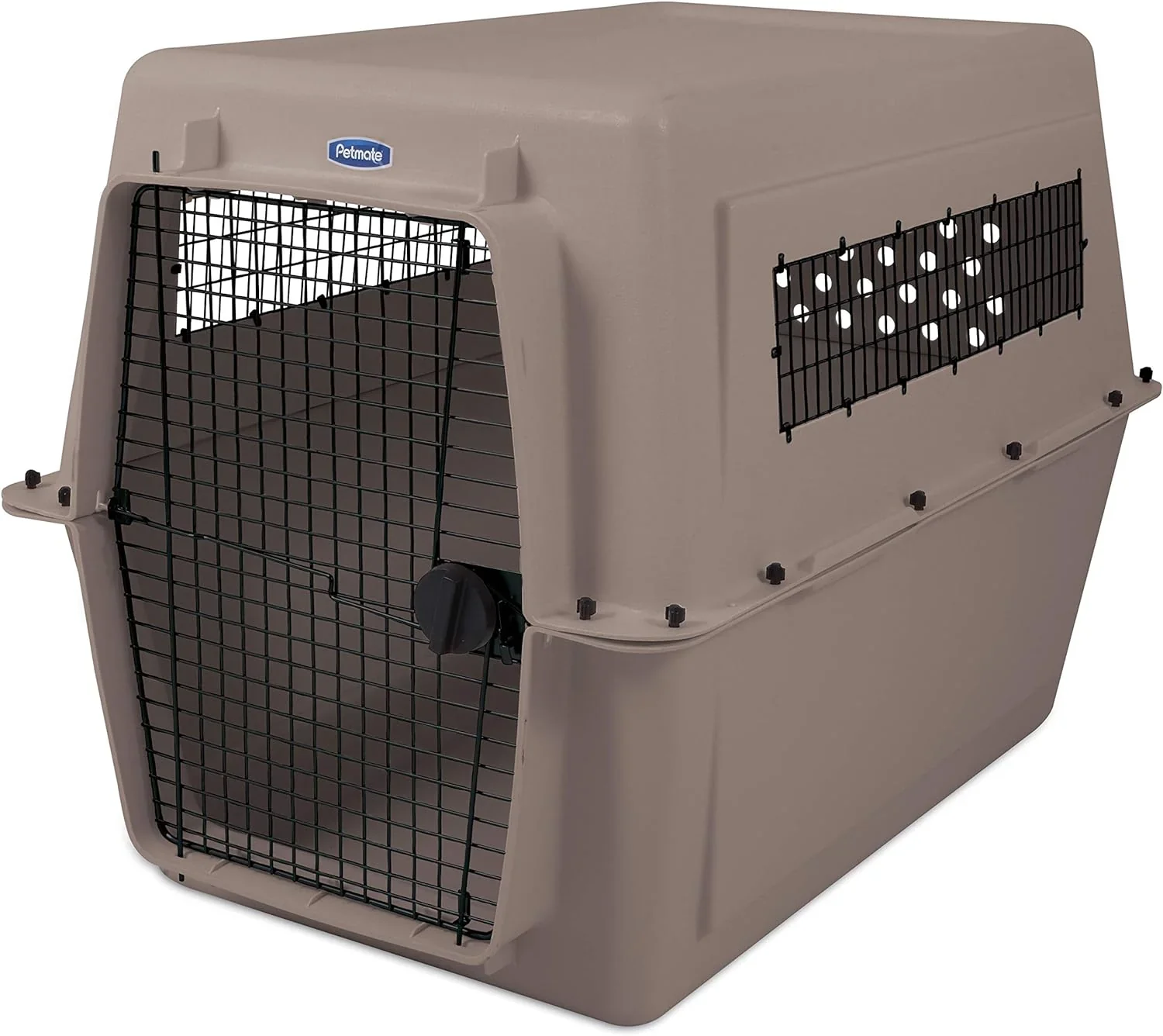 Petmate Ultra Vari Dog Travel Kennel, 48 in Long, 90 to 125 lbs - Taupe Black - Image 19