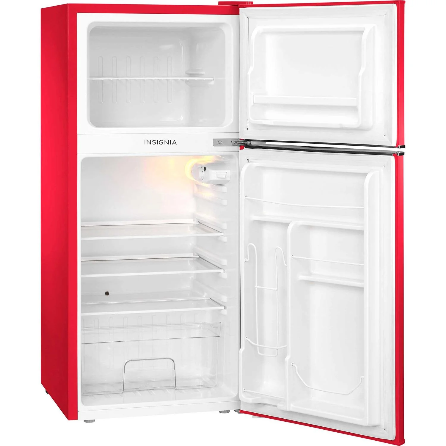 Insignia 4.5 Cu. Ft. Retro Mini Fridge With Top Freezer - NS-CFR45R3 - Image 5