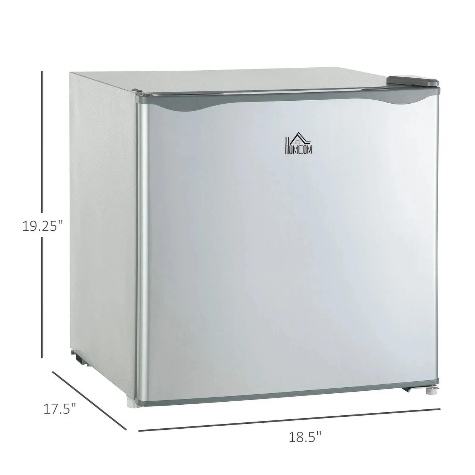 HOMCOM Countertop Upright Mini Freezer, 1.1 Cu.Ft, Gray - 05 - Image 3
