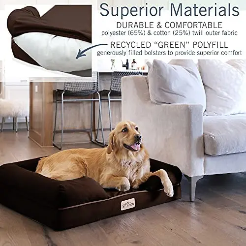 PetFusion Ultimate Orthopedic Dog Bed - Large, 50 x 40 x 13 in, 6-inch CertiPUR-US Memory Foam - Image 5