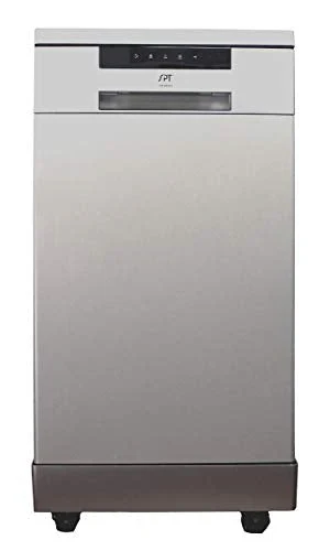SPT Portable Dishwasher, 18 inch, 8 Place Settings, Stainless Steel - SD-9263SSA