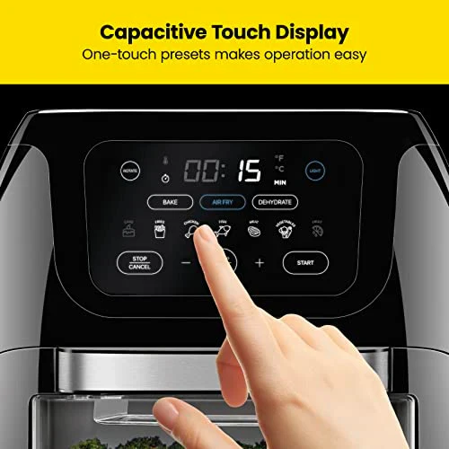 CHEFMAN Multifunctional Digital Air Fryer Rotisserie Dehydrator Convection Oven - 10-Liter - Image 7
