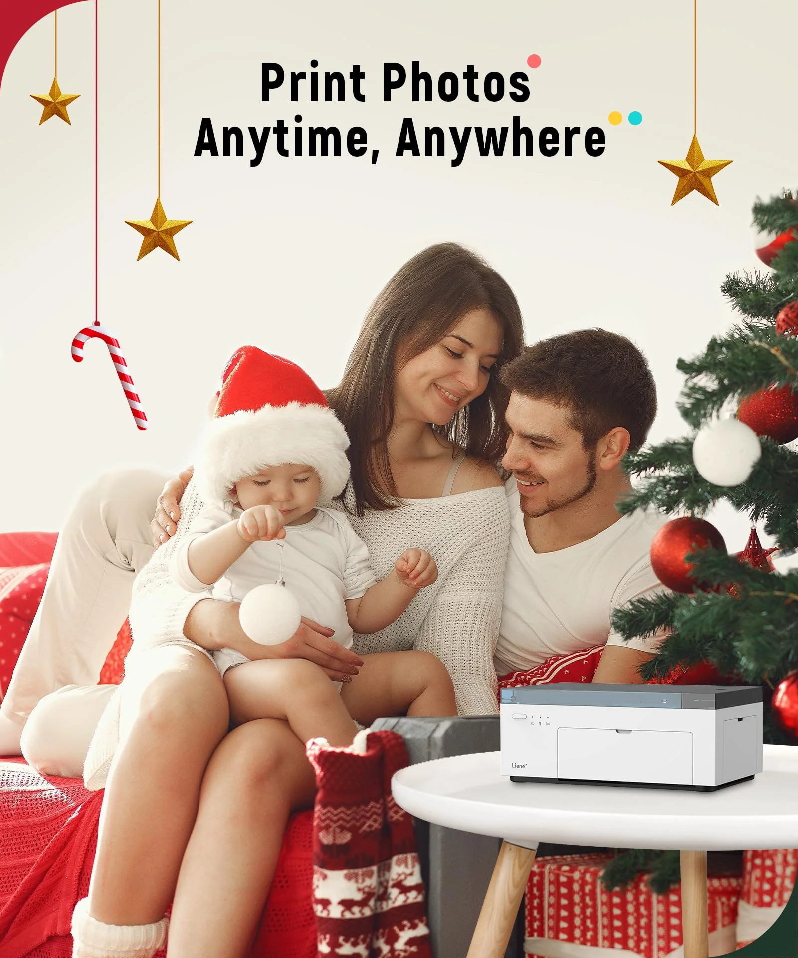 Liene 4×6 Photo Printer with Wi-Fi, 100 Sheets, Thermal-Dye Sublimation, for iPhone & Android - Image 4