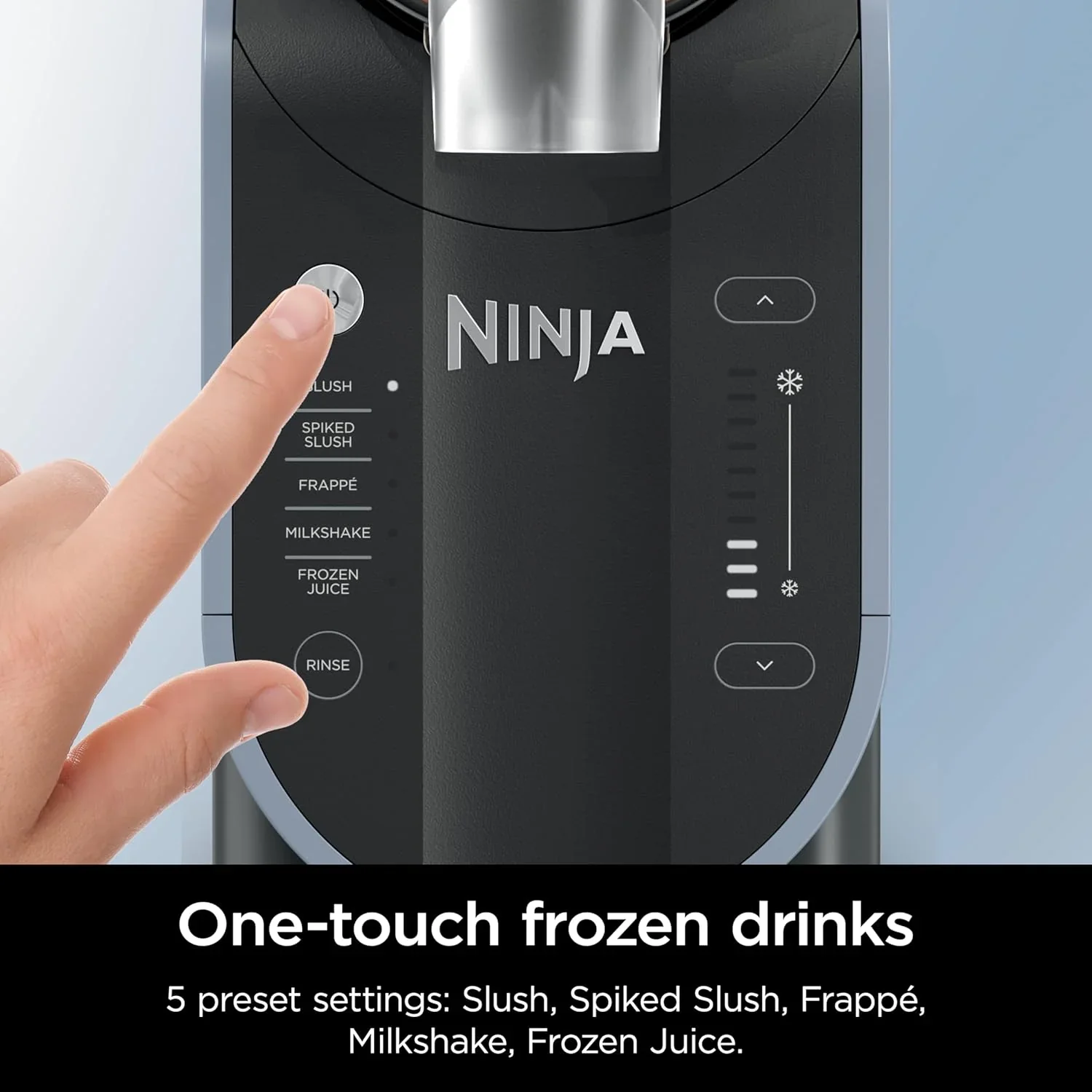 SLUSHi Frozen Drink And Slushie Machine, 88 oz, 5 Preset Programs, Black - FS301 - Image 6