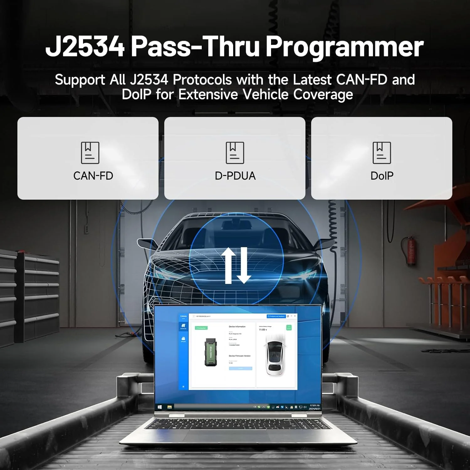 TOPDON RLink J2534 Pass-Thru Programmer, OEM Diagnostic Tool - Image 3