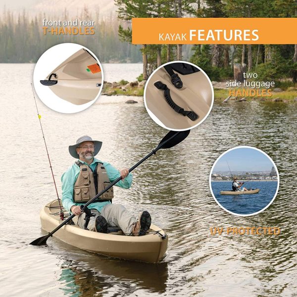 Lifetime 90806 Tamarack Angler 100 Fishing Kayak C 2 Pack (Paddles Included) - Image 9
