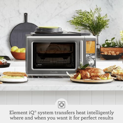 Breville Combi Wave 3 in 1 Microwave, 1.1 Cubic Feet, Black Stainless Steel - BMO870BST1BUS1 - Image 2