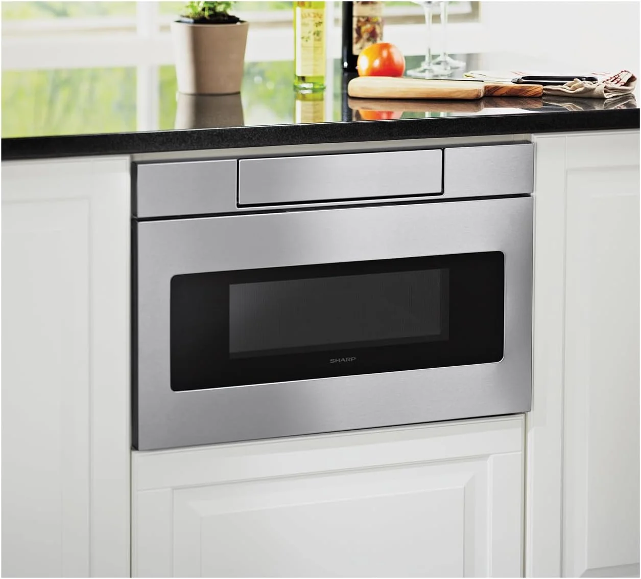 SHARP Microwave Drawer Oven, 24-inch, 1.2 Cubic Feet, 950 Watt - SMD2470ASY - Image 9