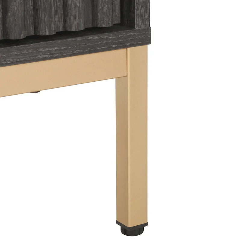 SAFAVIEH Deandra 4-Door Media Stand for Entertainment - Accommodates Up to 65-Inch Flat Screen TV - Dimensions: 60.8" W x 17.7" D x 24.6" H - Image 35