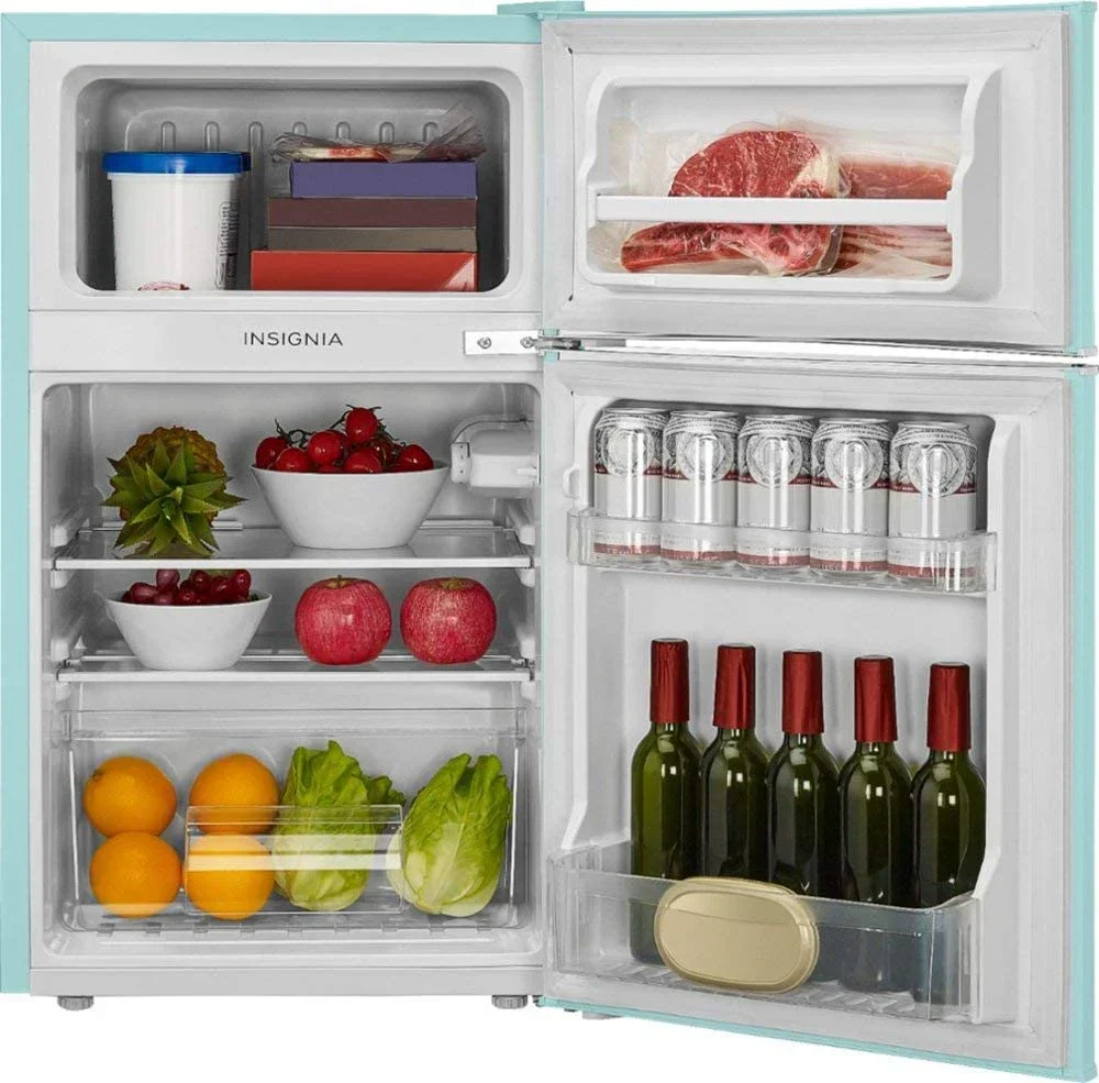 IRMF Retro Mini Fridge With Top Freezer, 3.1 Cu. Ft., Cool Mint - Insignia - Image 5