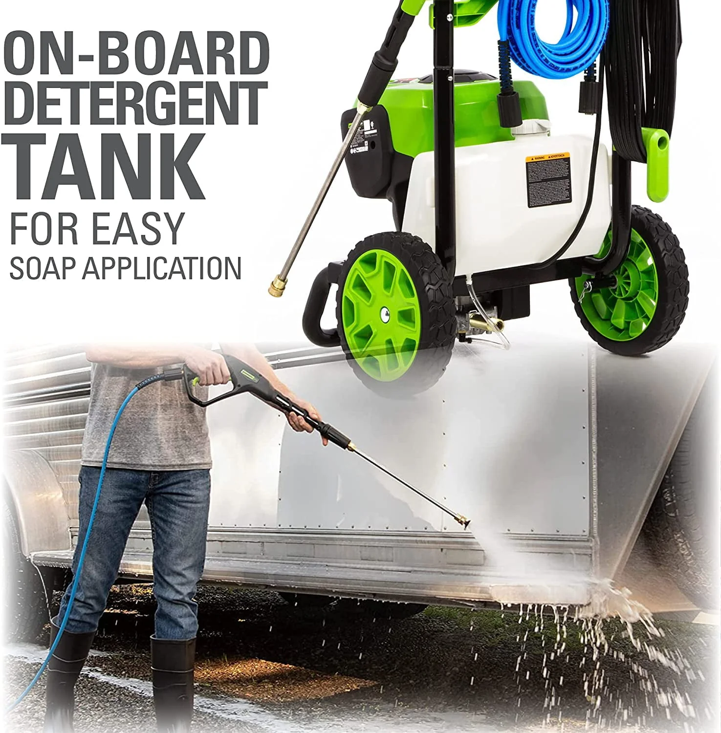 Greenworks 2300-PSI 14 Amp 2.3-GPM Brushless Pressure Washer GPW2300 5118002VT - Image 5