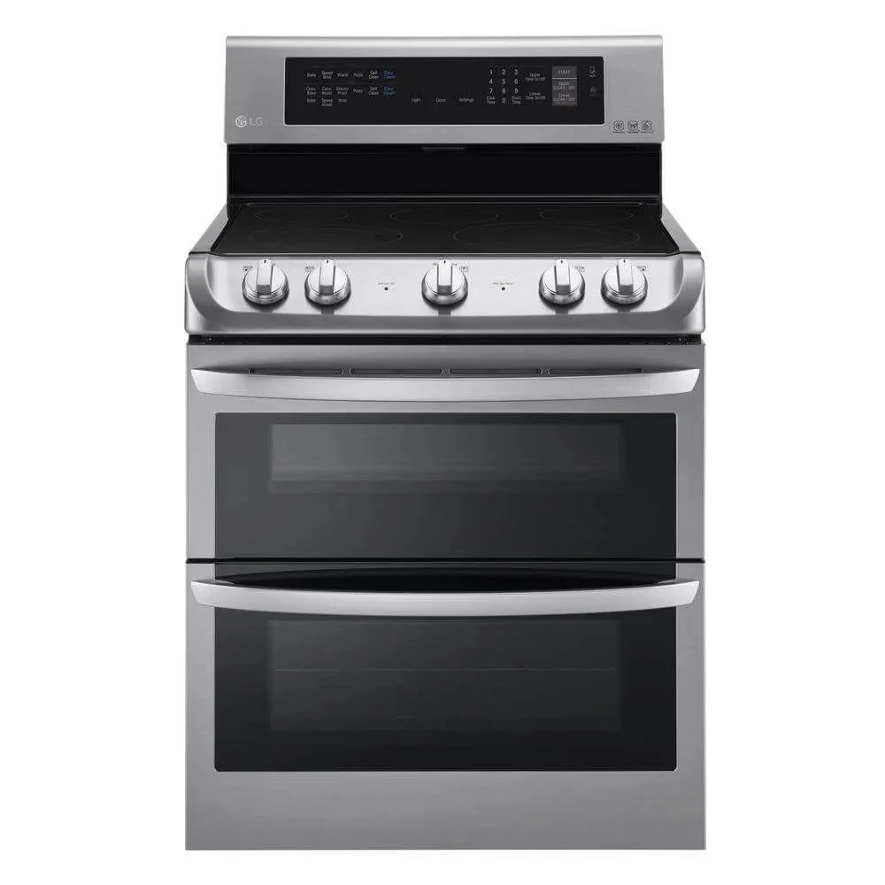 LG Double Oven Stainless Steel Electric Range, 7.3 Cu. Ft. - LDE4413ST
