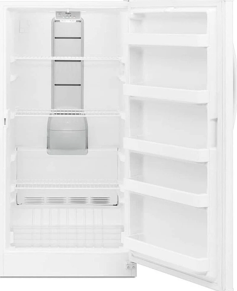 Whirlpool 15.7 Cu. Ft. Frost-Free Upright Freezer, White - Image 2