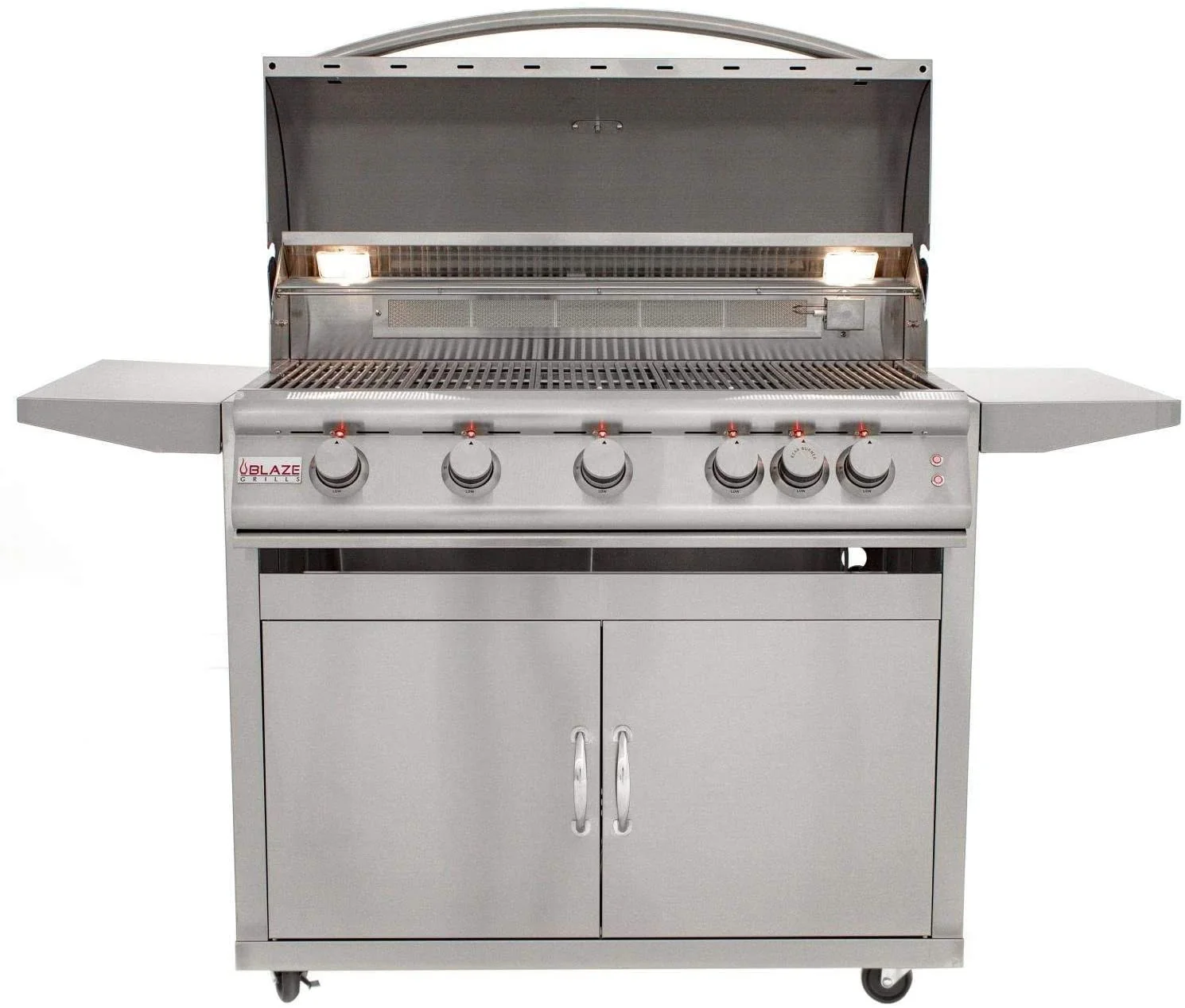 Blaze Freestanding Grill with Lights (BLZ-5LTE2-LP-BLZ-5-CART), 40-inch, Propane Gas - Image 2