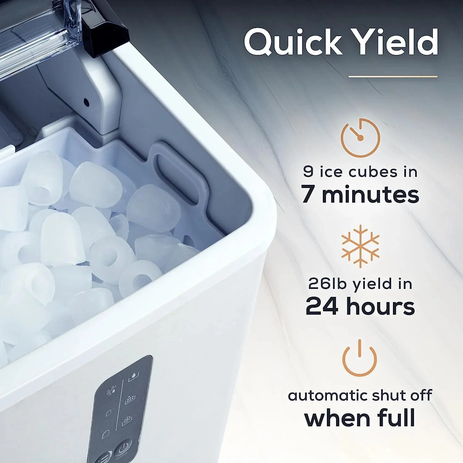Igloo Self-Cleaning Countertop Ice Maker, 1.5 qt, 26 lbs/24 Hours, Aqua - Image 23