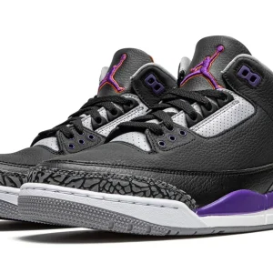 Jordan Brand Air Jordan 3 Retro Court Purple Sneakers