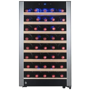 AKDY 52 Bottles Single Zone Freestanding Wine Cooler Cellar