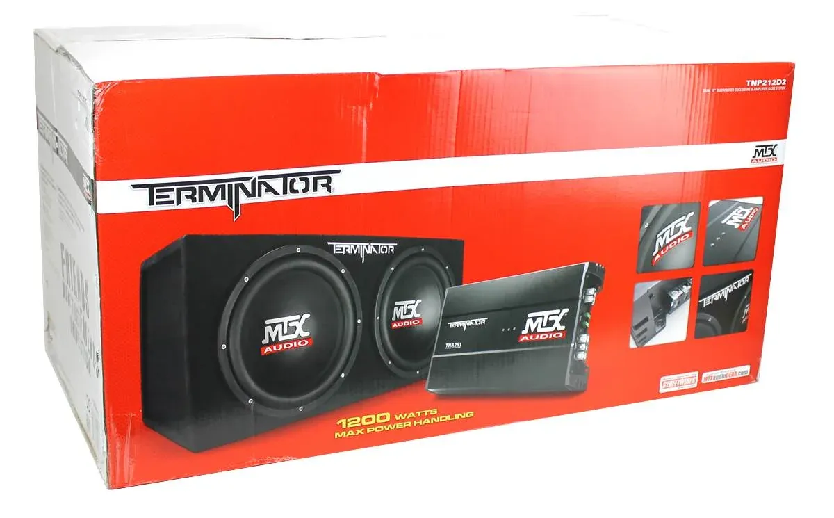 12-Inch Dual Loaded Car Subwoofer with Enclosure and Amplifier - Image 11