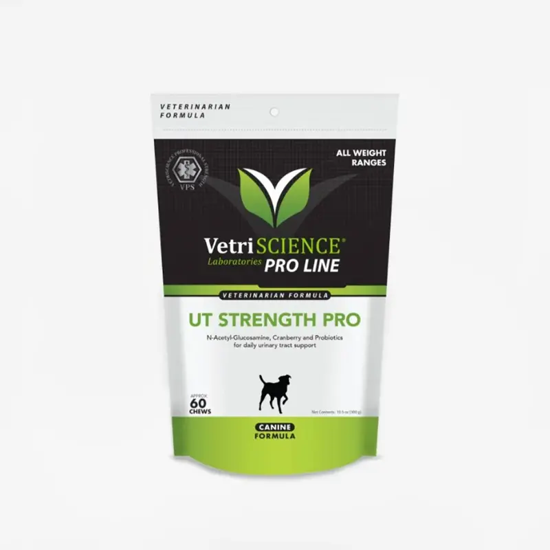 VetriScience UT Strength Pro Dog Urinary Tract Supplement - D-Mannose, NAG & Probiotics