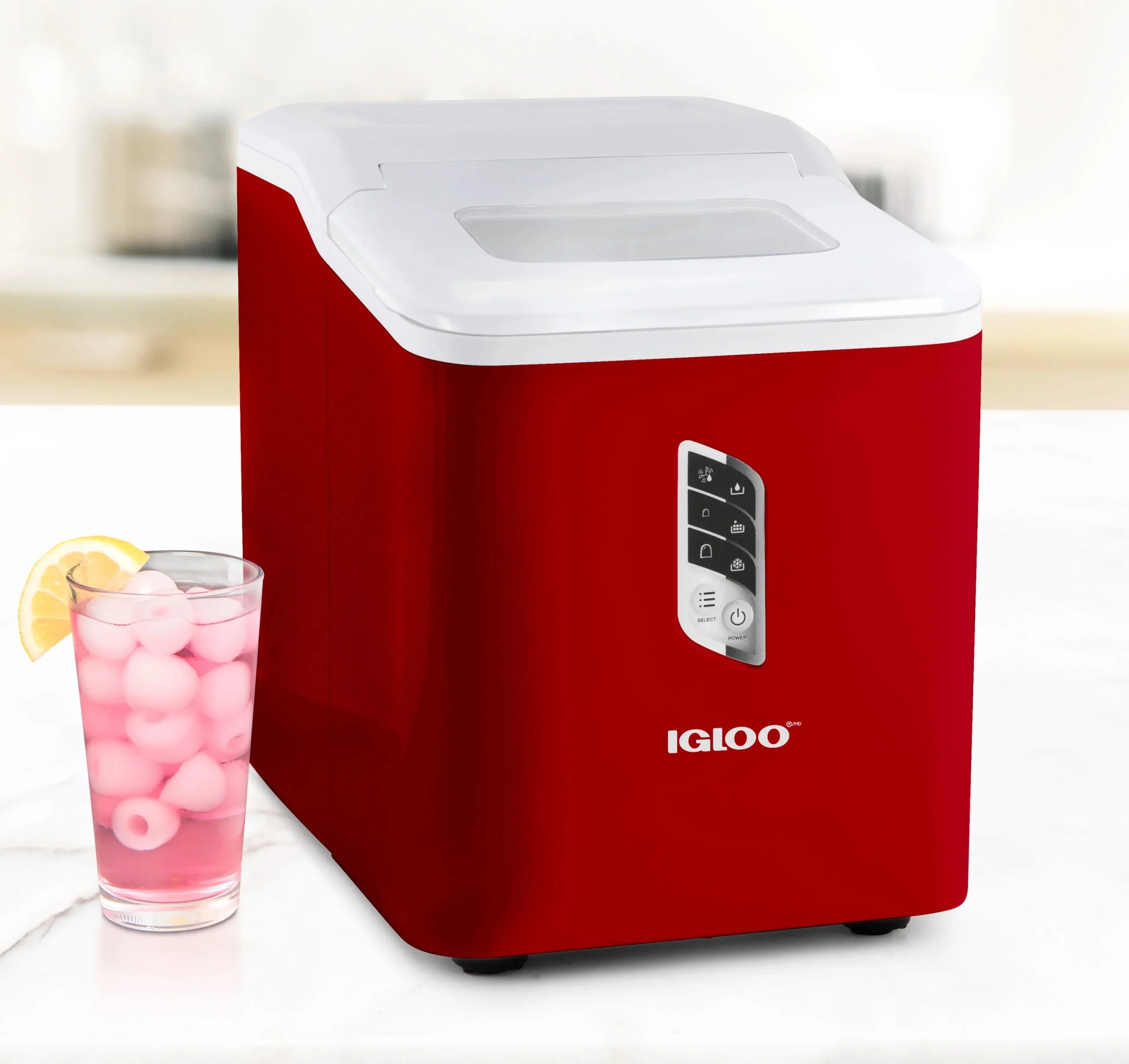 Igloo Self-Cleaning Countertop Ice Maker, 1.5 qt, 26 lbs/24 Hours, Aqua - Image 53