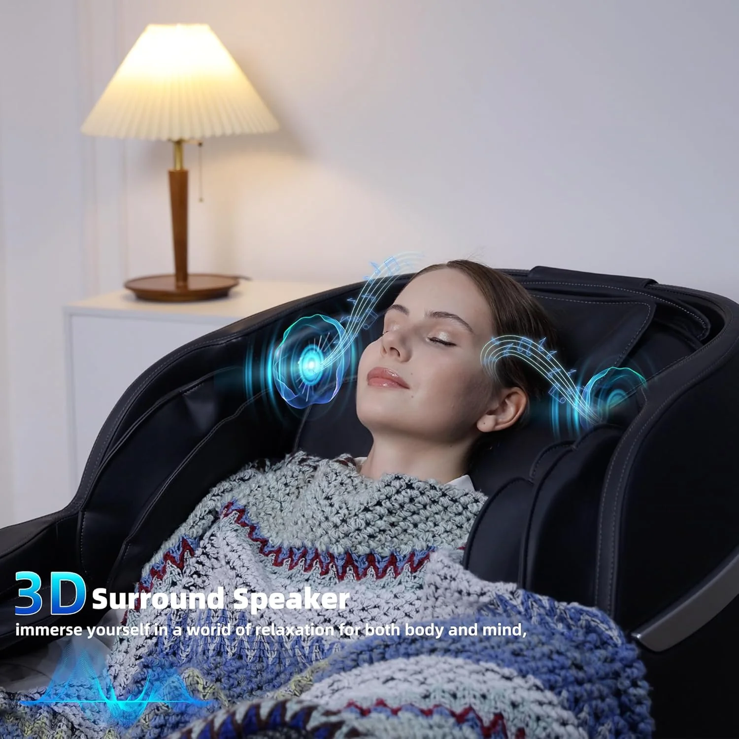 MYTHIA Full Body Zero Gravity Massage Chair With SL Track, 12 Auto Modes - A303C - Image 4