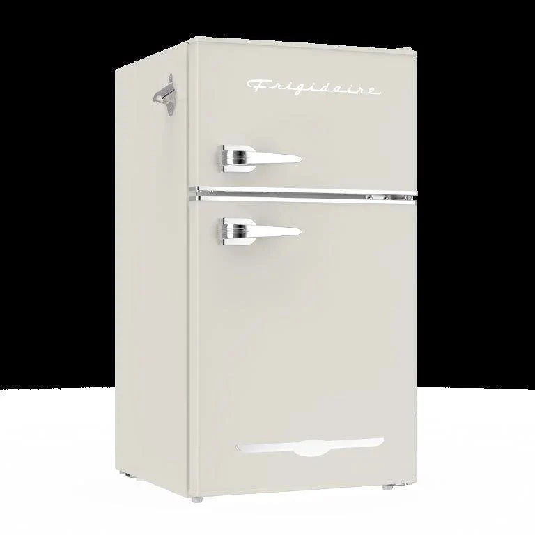 Frigidaire 3.1 Cu. Ft. 2-Door Retro Compact Refrigerator With Built-In Side Bottle Opener - Cream - Image 11