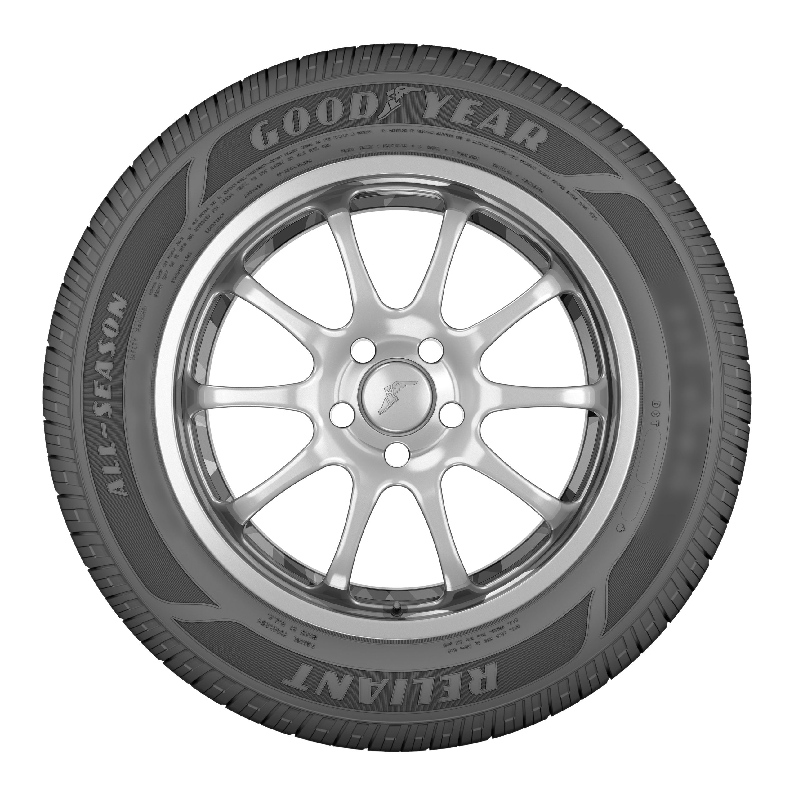 Reliant All-Season 225/65R17 102H All-Season Tire - Image 2