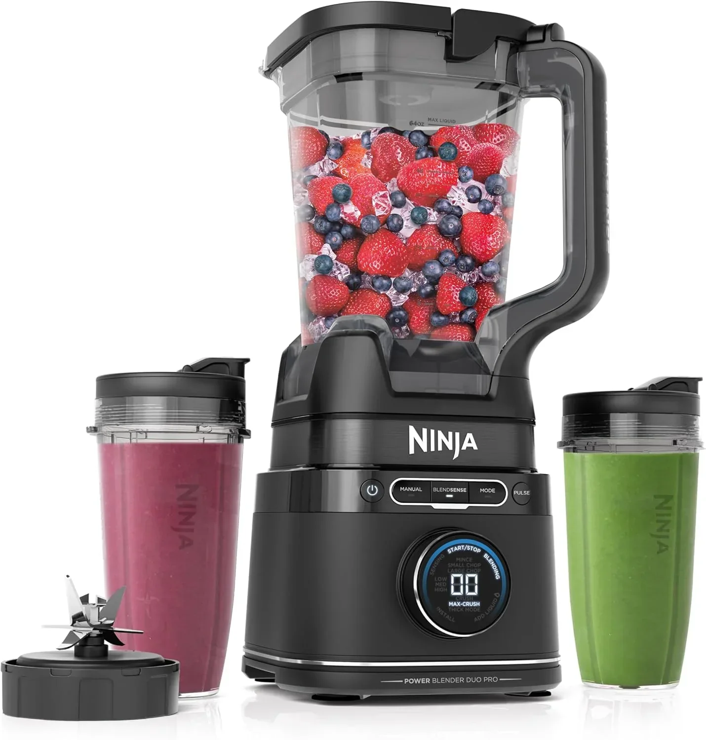 Ninja Blender, Silver, 72 Fluid Ounces, 1800 Peak Watt Motor Base - Image 4