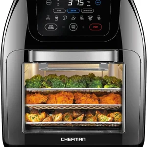 CHEFMAN Multifunctional Digital Air Fryer Rotisserie Dehydrator Convection Oven - 10-Liter
