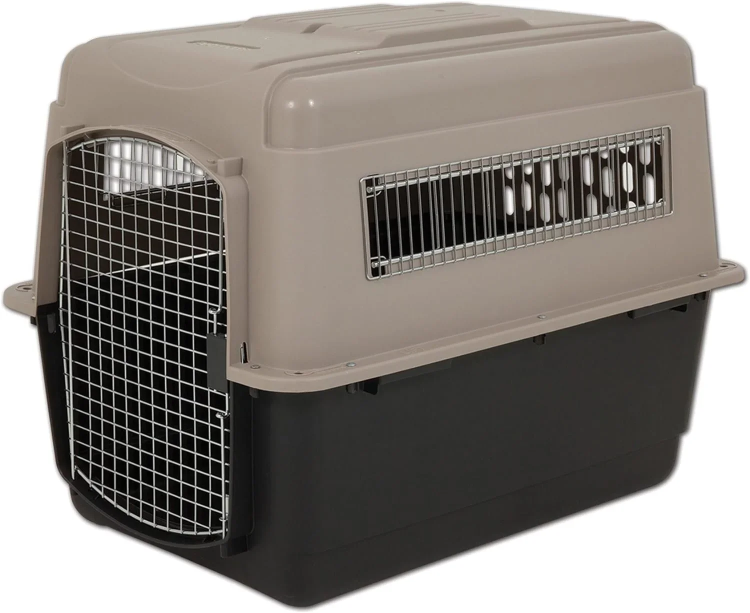 Petmate Ultra Vari Dog Travel Kennel, 48 in Long, 90 to 125 lbs - Taupe Black - Image 5