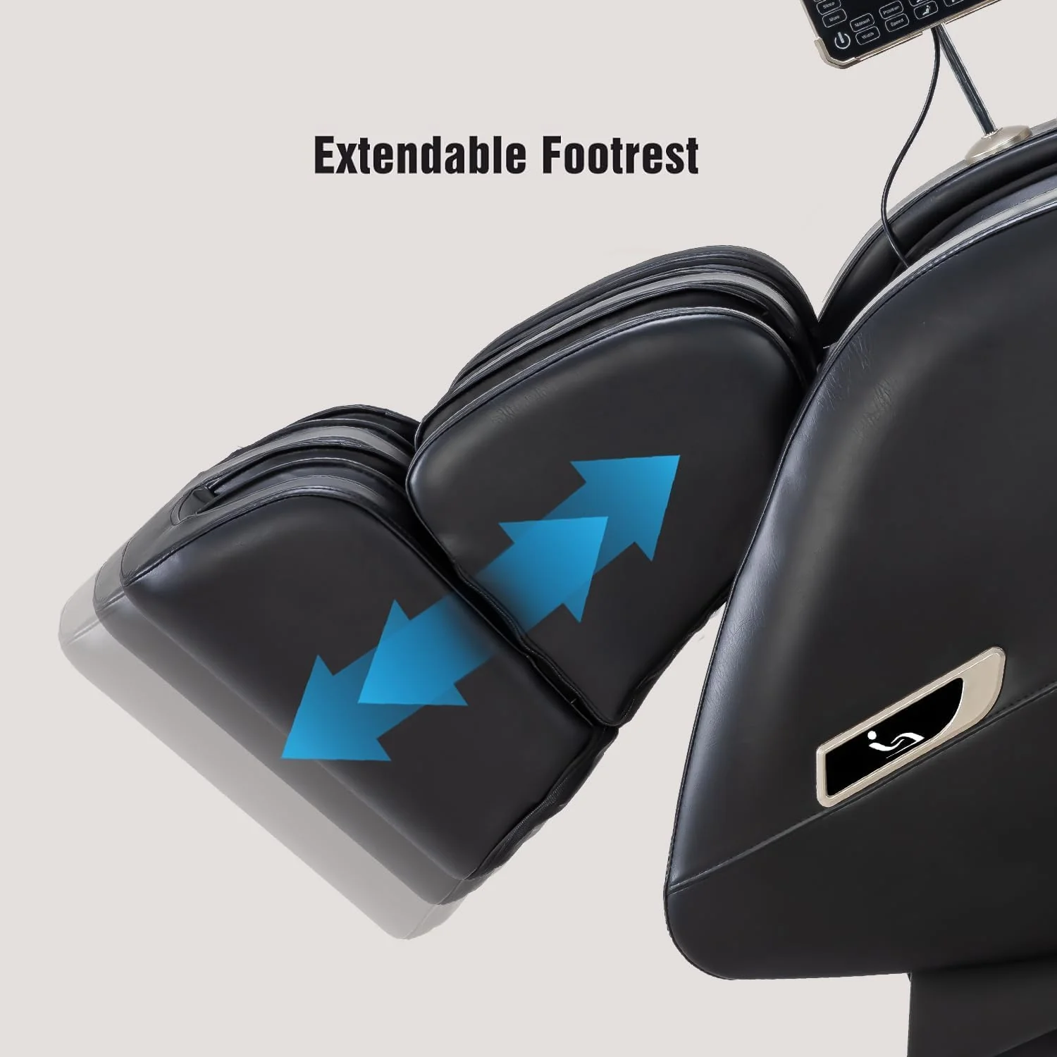 MYTHIA Full Body Zero Gravity Massage Chair With 3D Massage, Heat, Foot Rollers, Bluetooth And USB Charging - MD906 - Image 6