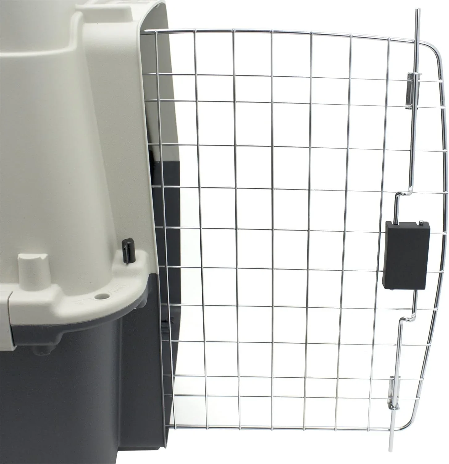 SportPet Designs Plastic Airline Approved Rolling Dog Kennel With Wire Door, XXX-Large, Gray, 48in L x 32in W x 36in H - Image 27