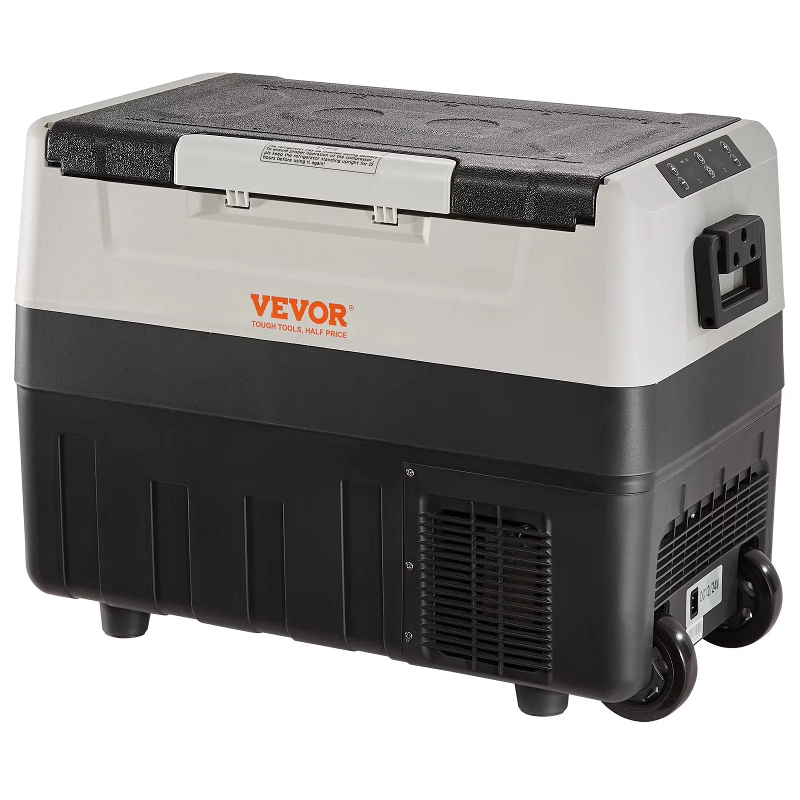 VEVOR Dual-Zone Car Refrigerator Freezer, 48QT - T45K - Image 2