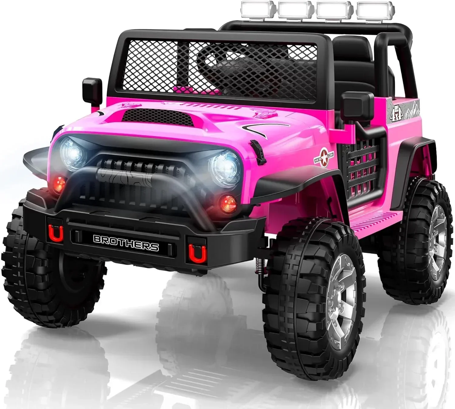 L8 Ride On Car 2 Seater 12V Kids Electric Car Remote Control 4-Wheel Suspension Bluetooth Speaker - Image 2