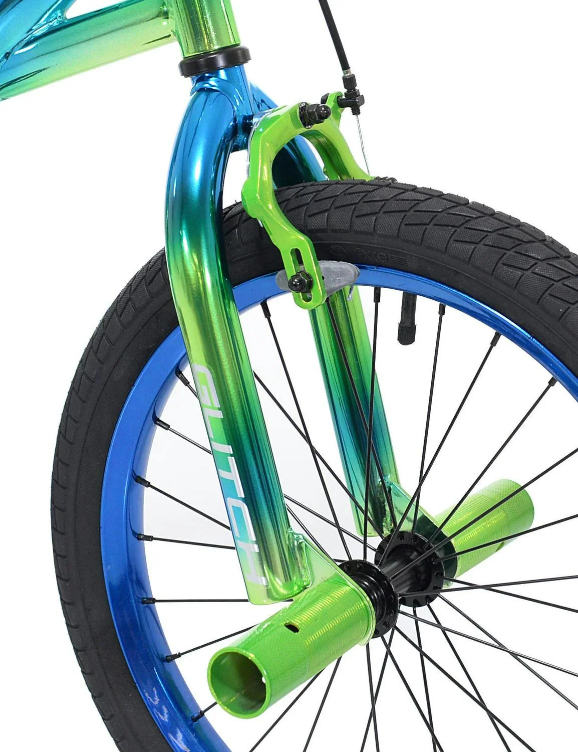 Genesis 18 Glitch Boys BMX Bike, Blue/Green - Image 2