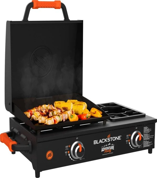 17 inch tabletop griddle with range top black - Image 3