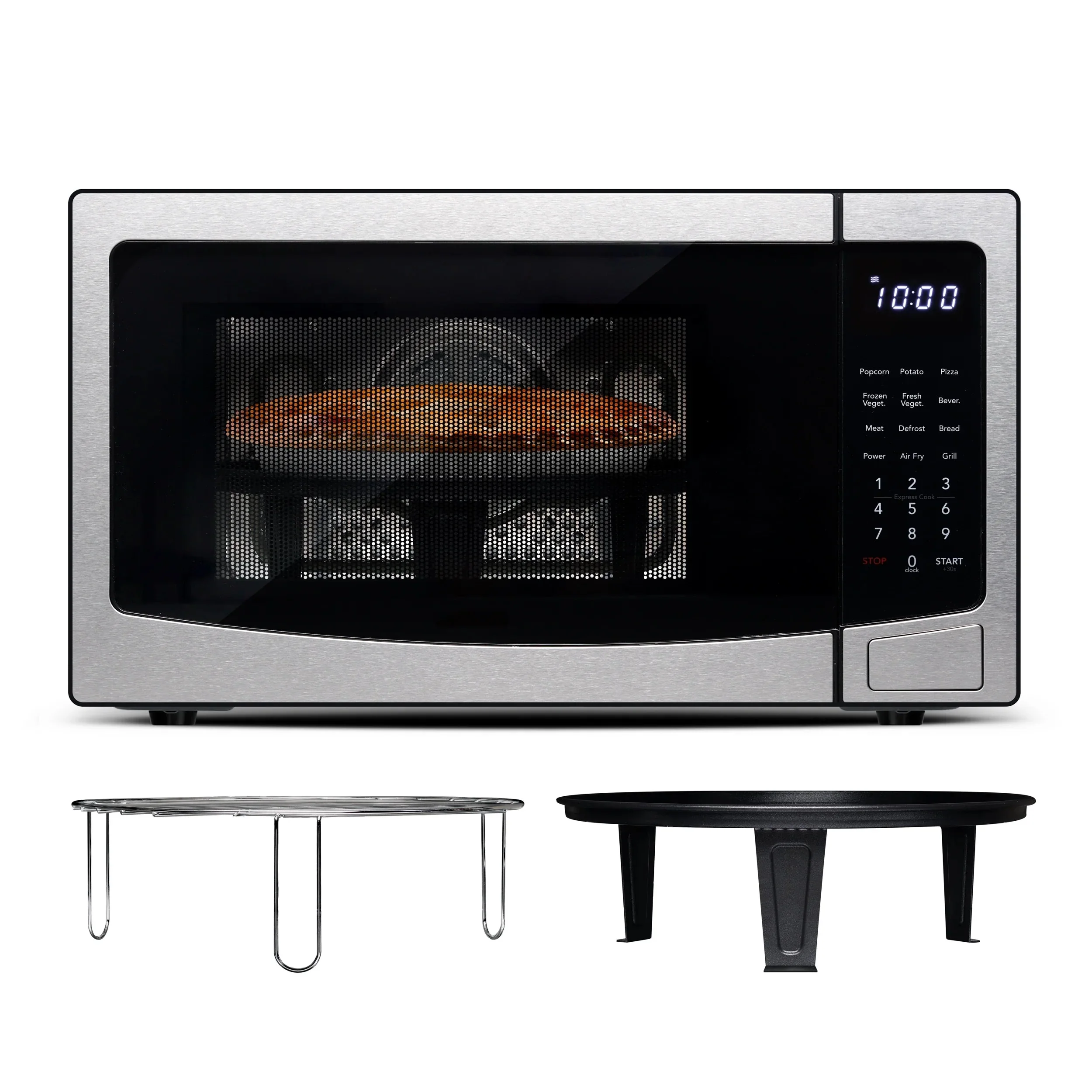 Frigidaire 3-In-1 Countertop Microwave Oven With Air Fryer And Convection, 1.1 Cu. Ft., Stainless Steel - Image 10