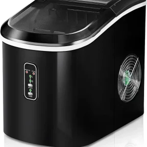 EUHOMY Countertop Nugget Ice Maker, 40 Lbs/24H, 13.8in x 9.8in x 14.9in - IM017-N