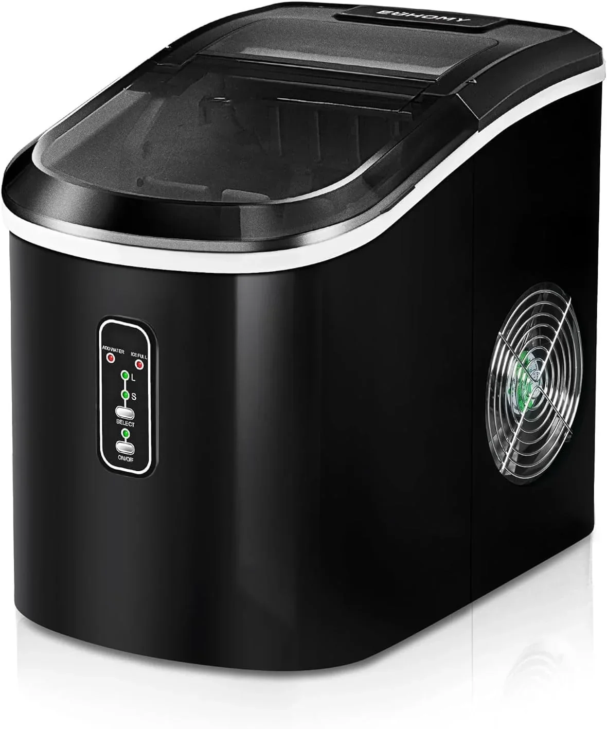 EUHOMY Countertop Nugget Ice Maker, 40 Lbs/24H, 13.8in x 9.8in x 14.9in - IM017-N