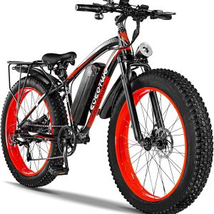 Electric Bike for Adults,1500W Peak Motor E Bikes, 26" Fat Tire Electric Mountain Bike