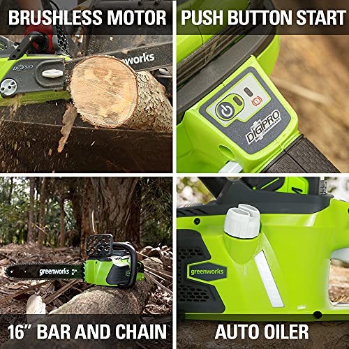 40V 16" Brushless Cordless Chain Saw - Image 8