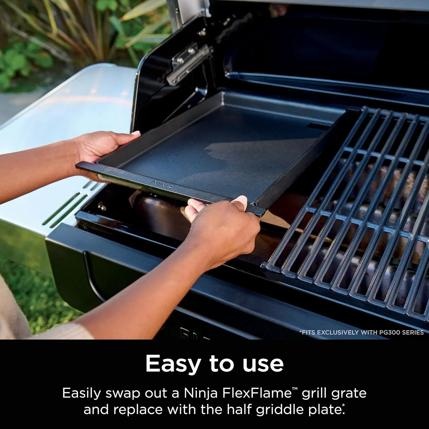 Ninja FlexFlame, Grill and Smoker, Electric and Propane Grill, Roaster, BBQ Grill, 5-in-1 Cooking System, 3 Burner, Digital Control, Outdoor Cooking, Griddle, Pizza Maker, Stainless Steel, PG301 - Image 39