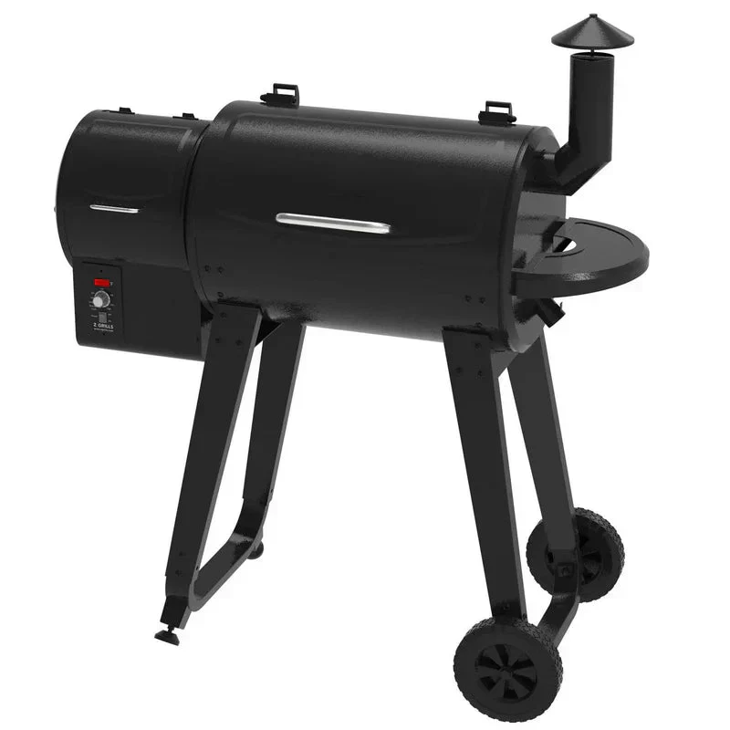 ZPG-450A3 Wood Pellet Grill & Smoker, 8-in-1 BBQ, Black, 2022 Model, Digital Control, 459 sq. in. Cooking Area