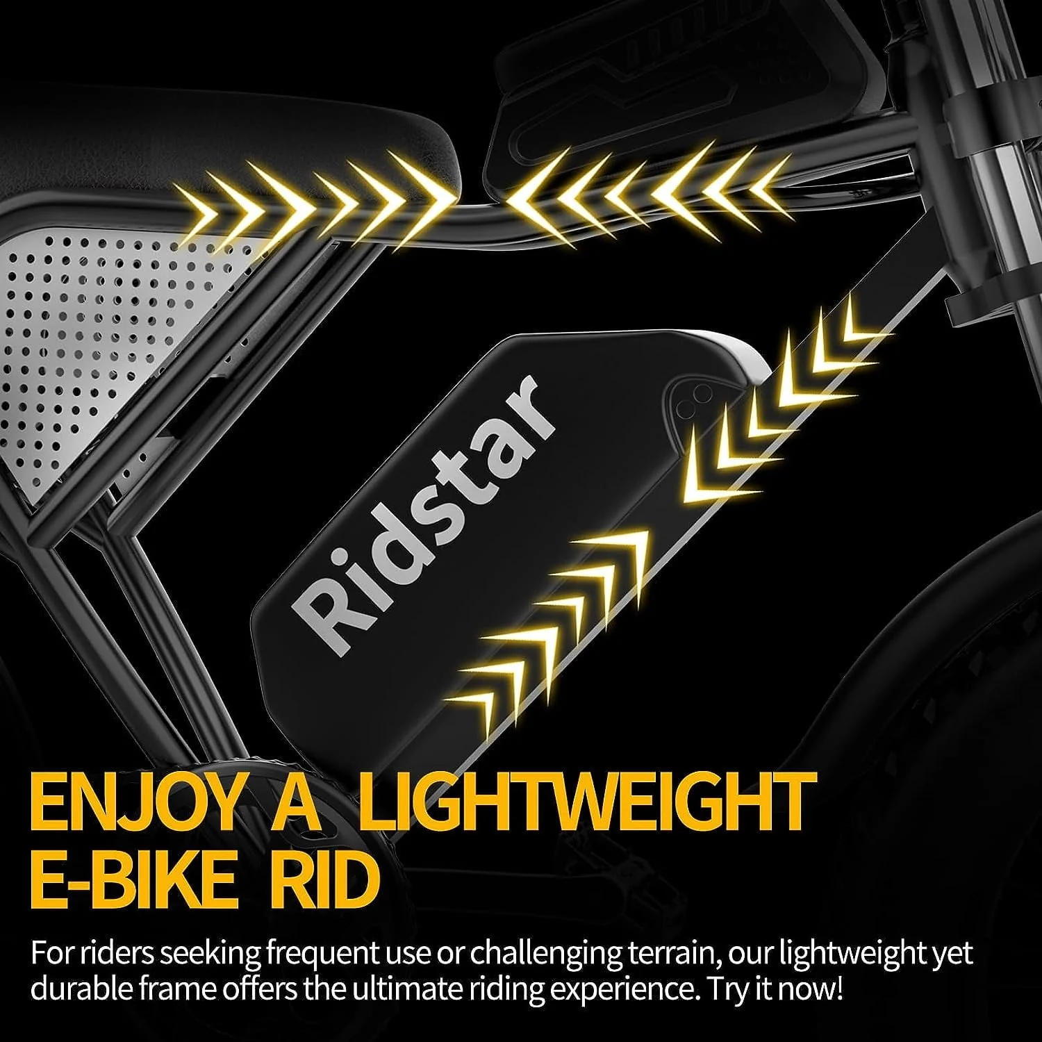 Electric Bike for Adults Ridstar, 20" Fat Tire Electric Motorcycle, 1000W Electric Bike with Removable 48V/20ah Battery E - Bike Shimano 7 Full Suspension Electric Bicycle - Image 7