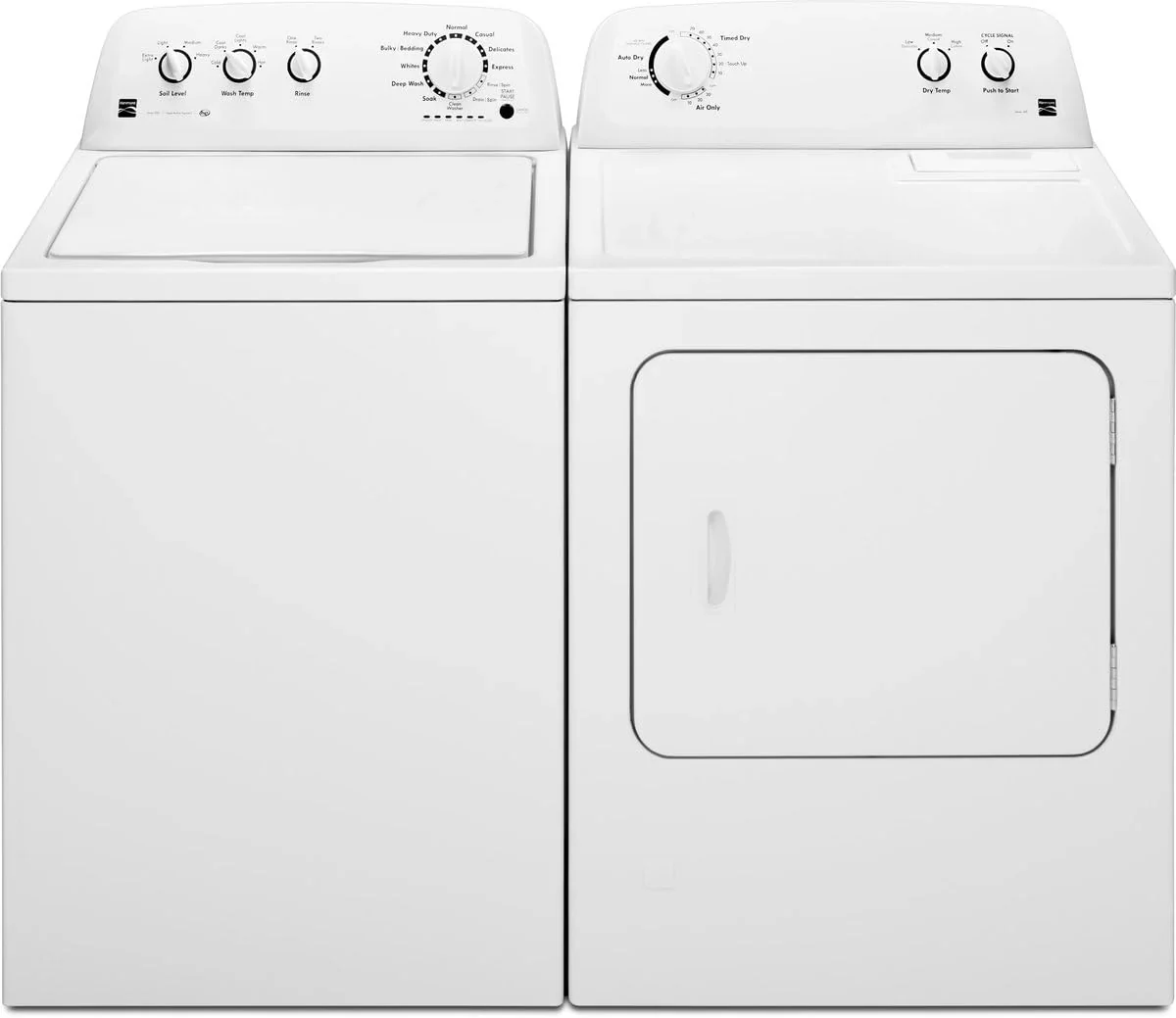 Kenmore Front Load Electric Dryer With Wrinkle Guard, 29in, 7.0 Cu. Ft., White - 62332 - Image 2